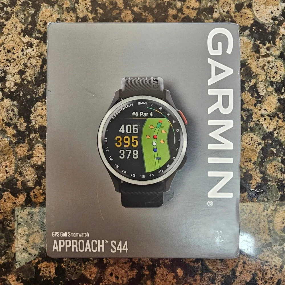 New! Garmin Approach S44 GPS Golf Course Smartwatch 1.2